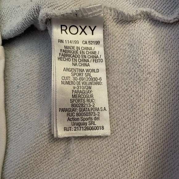 Roxy Women's Soft Blue Ombre Hoodie Sweatshirt - Picture 5 of 11